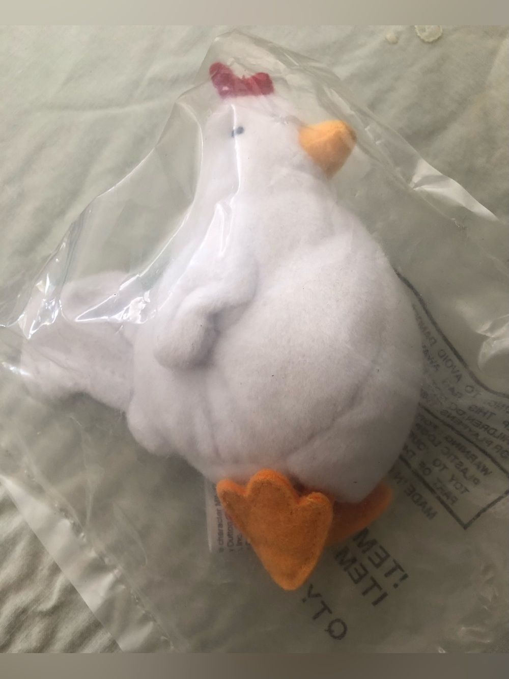 Minerva Louise Hen Chicken Finger Puppet Toy